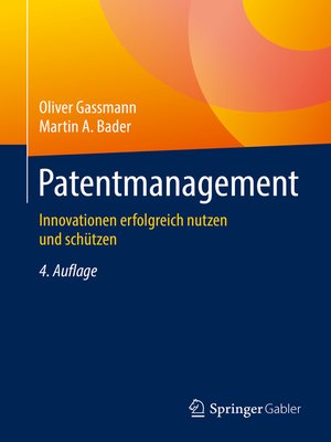 cover image of Patentmanagement
